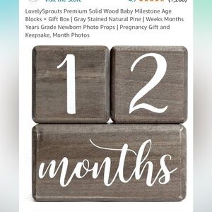 Lovely sprouts milestone age blocks